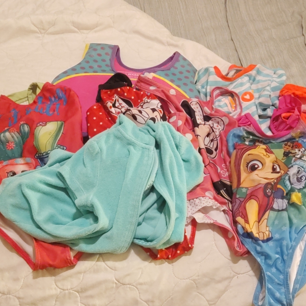 4t Bathing Suit Bundle Little Girls